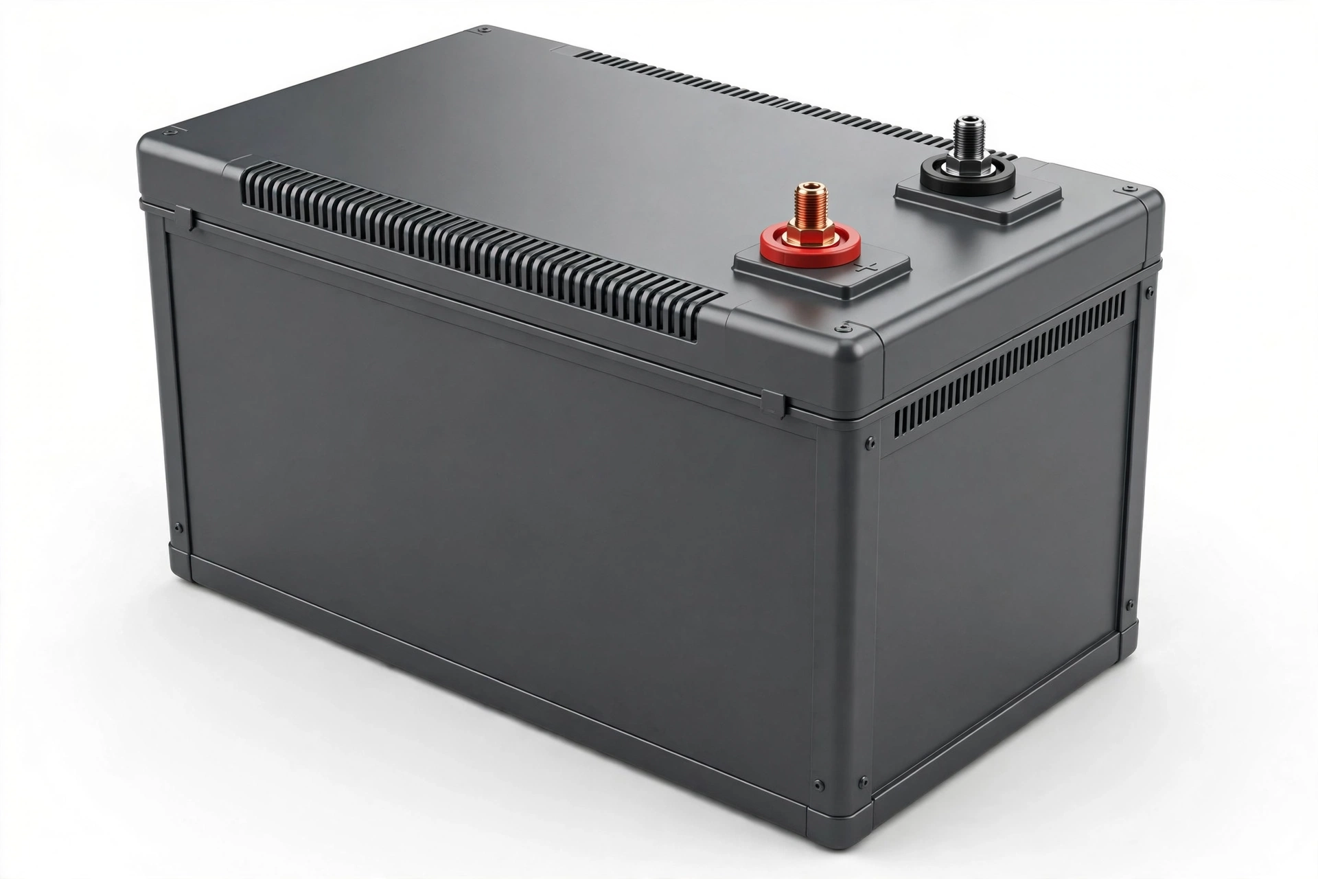 24V 200Ah LiFePO4 Battery for RV & Caravan 24V 200Ah LiFePO4 battery, front view, unbranded product illustration