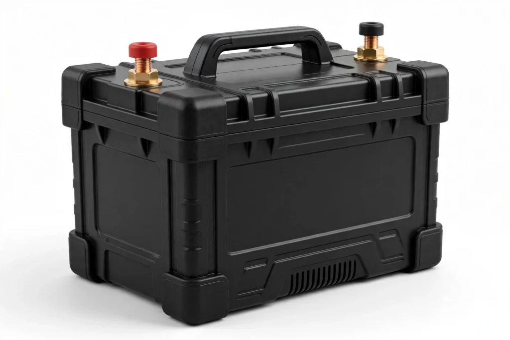 12V 200Ah Deep Cycle LiFePO4 Battery – Dual Purpose RV & Marine 12V 200Ah dual purpose LiFePO4 battery for RV and marine