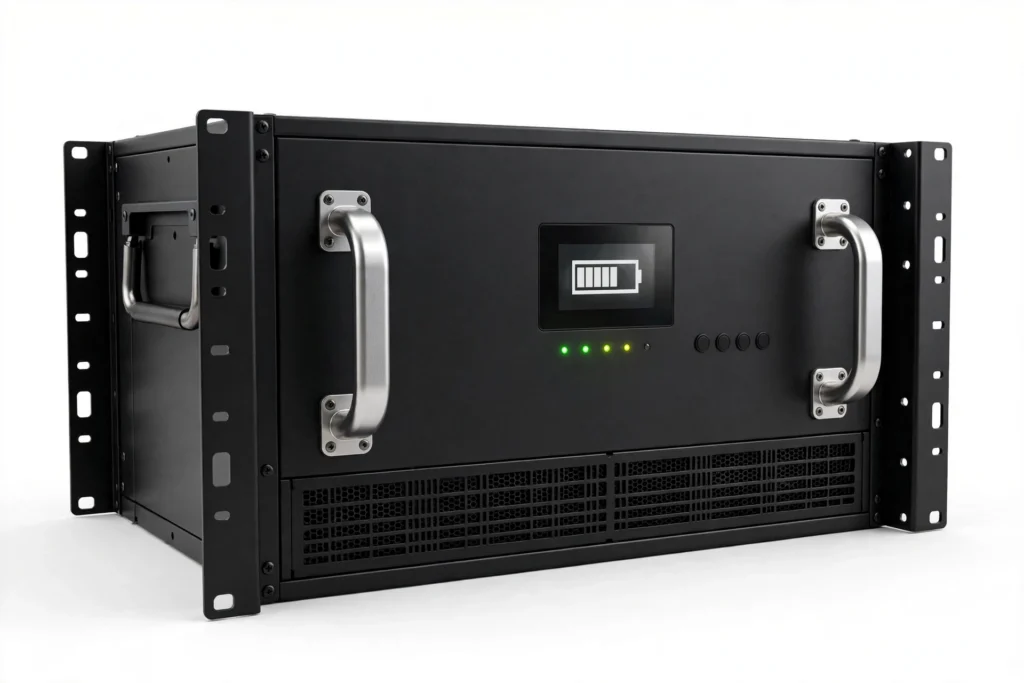 48V 200Ah Rack Mount LiFePO4 Battery – 10kWh Server Rack Storage 48V 200Ah rack mount LiFePO4 battery for commercial storage