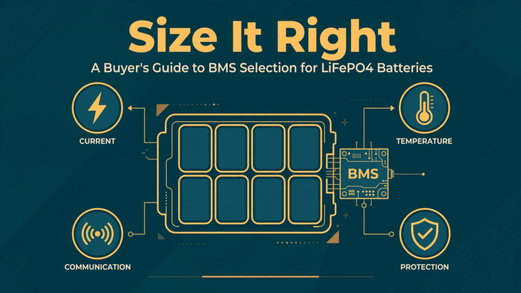 How to Choose the Right BMS for LiFePO4 Batteries: A Buyer's Selection Guide media generation bms selection guide cover 0 a26d8eba 4648 438a bdd3 d0d594a4db20