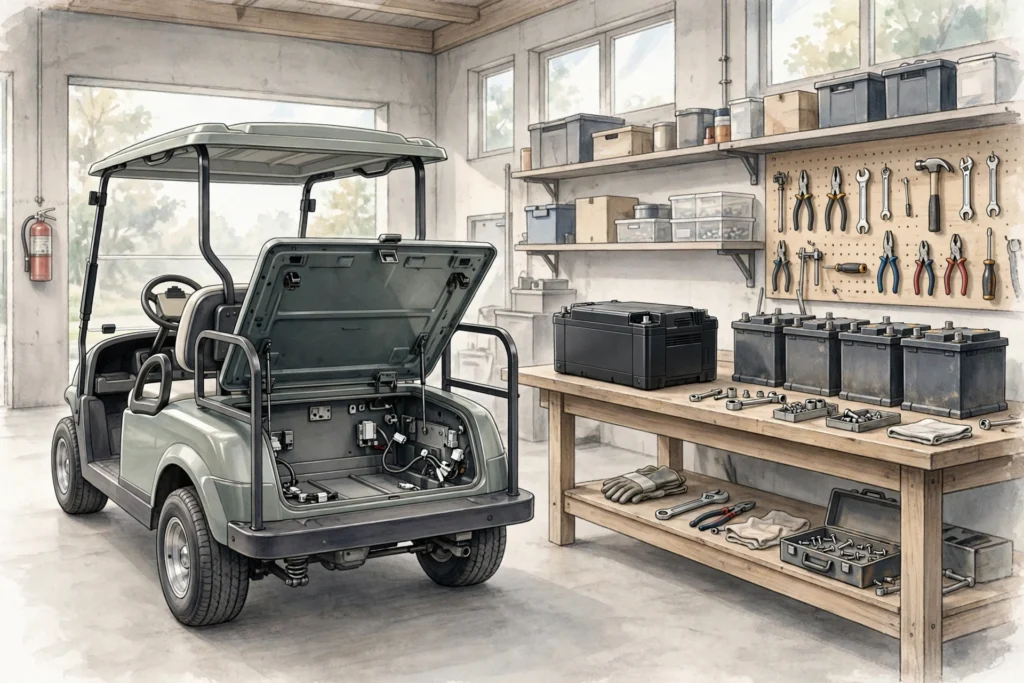 48V Golf Cart Lithium Battery Conversion: A Complete Engineering Guide media generation golf cart featured 0 30f01712 2ff0 496f aacb fd4f1479b0df
